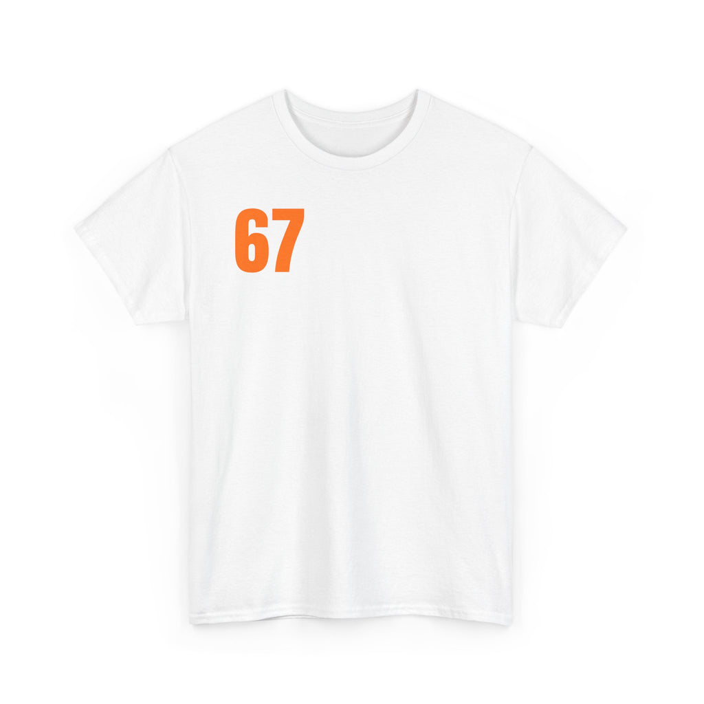 67 T-Shirt — Minimal Athletic Jersey Style T-Shirt