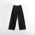 Organic Black Wide Jeans